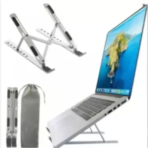 Aluminium Alloy Fully-Level Adjustable Laptop Stand for 10 to 17 Inches Mackbook/Laptops