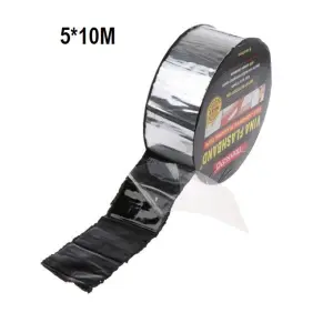 Aluminum Foil Butyl Rubber Tape Adhesive Sealing For Best RV Roof Marine Repair(5*10M)