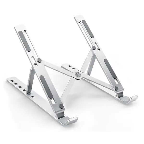 Aluminum Folding Laptop Stand + 360° Mobile Stand + Premium Mouse Pad Combo – Portable & Ergonomic Set for Office & Home - Image 2