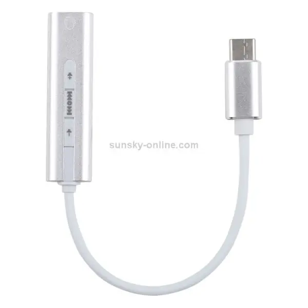 Aluminum Shell 3.5mm Jack External USB-C / Type-C Sound Card HIFI Magic Voice 7.1 Channel Converter Adapter Free Drive - Image 2