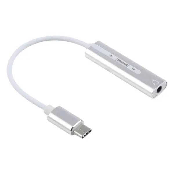 Aluminum Shell 3.5mm Jack External USB-C / Type-C Sound Card HIFI Magic Voice 7.1 Channel Converter Adapter Free Drive - Image 3