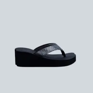 Amaya 01 Black Premium Sandals For Women