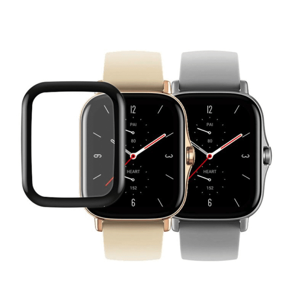 Amazfit GTS 2 Full Glue Clear Curved Edge Tempered Glass - Image 5
