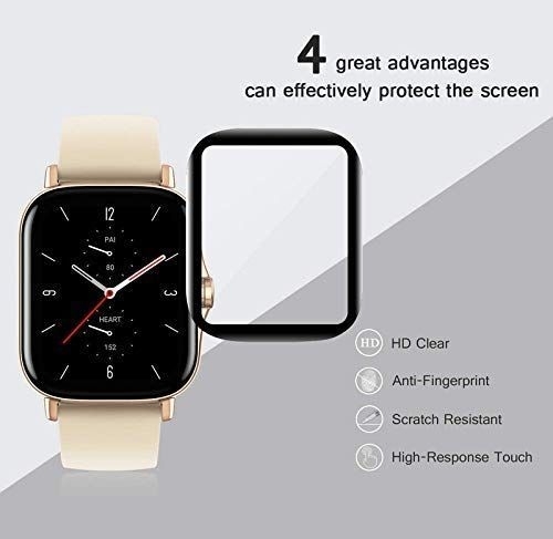 Amazfit GTS 2 Full Glue Clear Curved Edge Tempered Glass