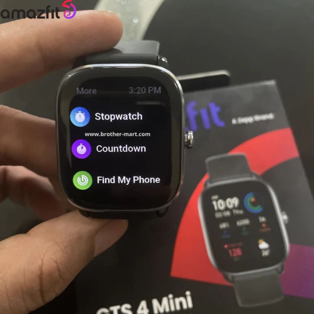 Amazfit GTS 4 Mini Smart Watch, 1.65 HD Display, 15-Day Battery