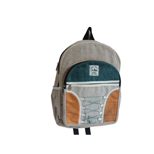 andmade Sustainable Hemp & Cotton Mix Backpack For Unisex - Image 3