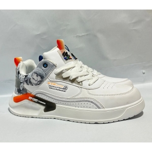 Anime Printed Round Toe Shoes For Men