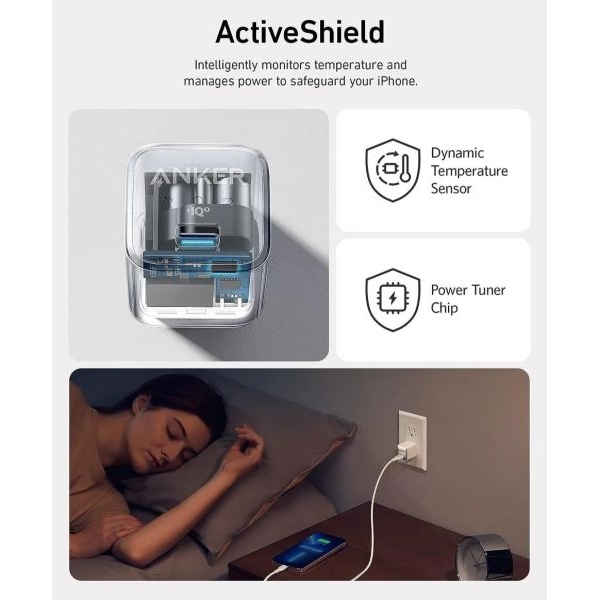 ANKER 20W Mini Fast Charging Adapter – Compact, Foldable & Safe USB-C Charger - Image 4