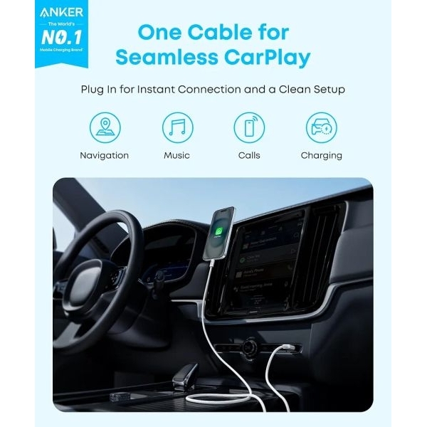 ANKER 240W USB-C to USB-C Fast Charging Cable - Image 4