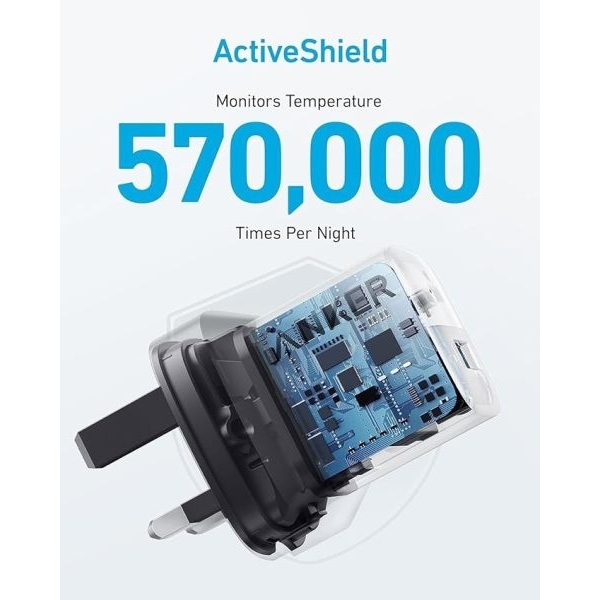Anker 323 Charger (33W) PD Charger Wide Compatibility For Laptops And Mobiles , 2 - In - 1 ,USB - C Port & A USB - A Port - Image 4