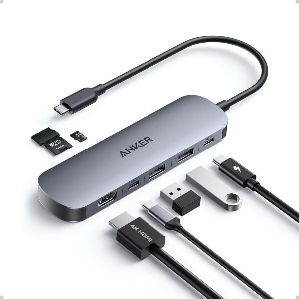 ANKER 7-in-1 USB-C Hub | 4K HDMI, USB 3.0 & SD/TF Card Reader - Image 3