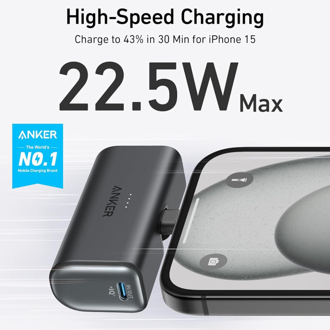 Anker Nano Power Bank(2026) Price in Nepal – 5000mAh USB-C 22.W - Image 3