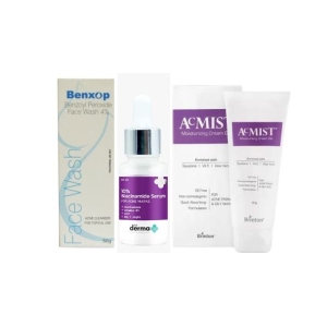 ANTI-ACNE SETS COMBO PACK FACEWASH, MOISTURIZER, SERUM