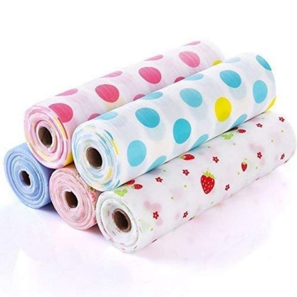 Anti Slip PVC Kitchen Place Mat Antibacterial Waterproof Drawer Floral Printed Dustproof Shelf Liners for Refrigerator Cabinets Pantry Shelve Dresser & Desk Protector (Pack of 1)(45 x300CM) - Image 2