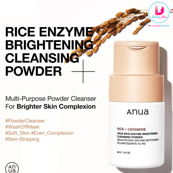 Anua Rice Enzyme Brightening Cleansing Powder 40g By Dream Skin Nepal - Image 3