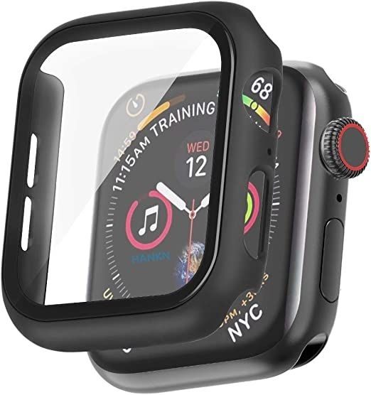 Apple Watch Hard Cover Defense Edge With Glass Black(40mm)