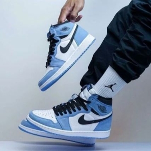 AR Jordan High Top University Blue Suede for Men by Azan Trading
