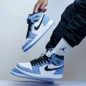 AR Jordan High Top University Blue Suede for Men by Azan Trading