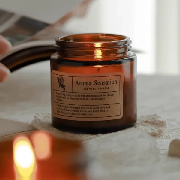 Aromatherapy Soy Wax Home Decoration Portable Jar Candles 80 ml - Image 2