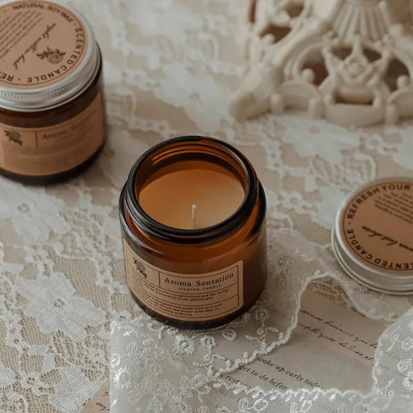 Aromatherapy Soy Wax Home Decoration Portable Jar Candles 80 ml - Image 3
