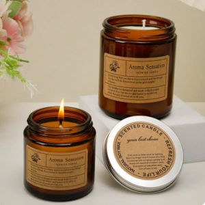 Aromatherapy Soy Wax Home Decoration Portable Jar Candles 80 ml
