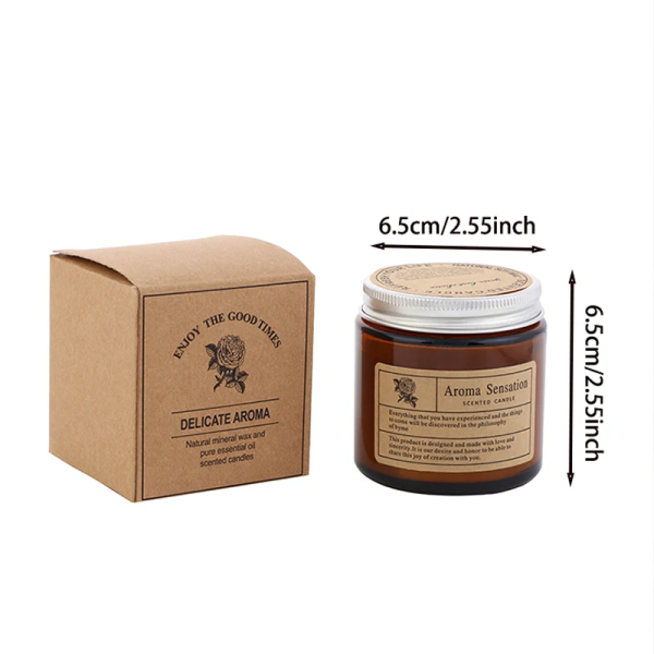 Aromatherapy Soy Wax Home Decoration Portable Jar Candles 80 ml - Image 5