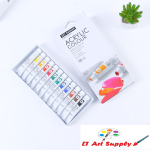Art Ranger Artist Acrylic Color Set 12 Tubes Set Each 12ML