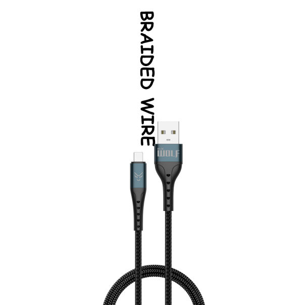 Asta WOLF Hyper | USB to Type C | 100cm Braided | Flexible | Ultra Fast Charging Data Cables | 6A Current | 120W Output | - Image 4