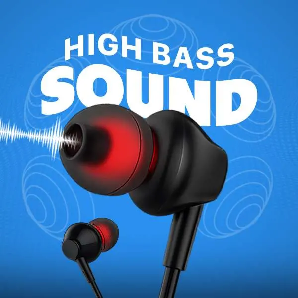 Asta WOLF STRING 2.0 Wired Earphones | 3.5mm Jack, 10mm Driver, High Bass Sound, Tangle-Free Tough Wire (1.2m), In-Line Play/Pause Controller – Durable & Comfortable - Image 3