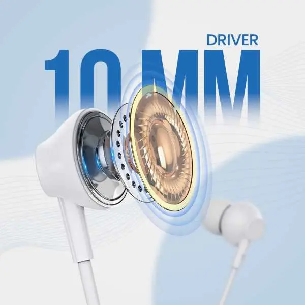 Asta WOLF STRING 2.0 Wired Earphones | 3.5mm Jack, 10mm Driver, High Bass Sound, Tangle-Free Tough Wire (1.2m), In-Line Play/Pause Controller – Durable & Comfortable - Image 4