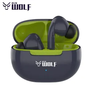 Asta WOLF VIPER True Wireless Earbuds | 35H Playtime, ENC Clear Calling, 50ms Low Latency, Bluetooth 5.3, Type-C Fast Charging, IPX4 Water Resistant, Premium ABS Build