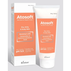 AtoSoft Skin Barrier Repair Cream | Enriched with Ceramides | For Dry & Itchy Skin