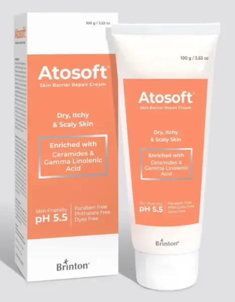 AtoSoft Skin Barrier Repair Cream | Enriched with Ceramides | For Dry & Itchy Skin