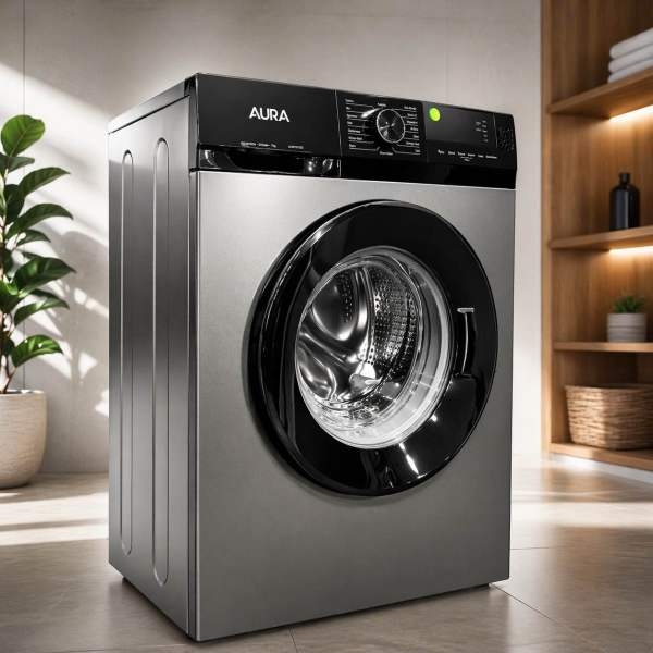 Aura 8 Kg Fully Automatic Front Loading Washing Machine Comet 4.5 kg free - Image 3