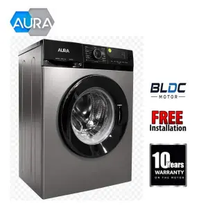 Aura 8 Kg Fully Automatic Front Loading Washing Machine Comet 4.5 kg free