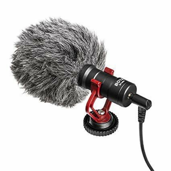 Authentic Boya By-mm1 Compact On-camera Vlogging Microphone For Smartphone Dslr - Image 2