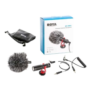 Authentic Boya By-mm1 Compact On-camera Vlogging Microphone For Smartphone Dslr