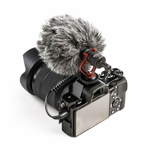 Authentic Boya By-mm1 Compact On-camera Vlogging Microphone For Smartphone Dslr - Image 5