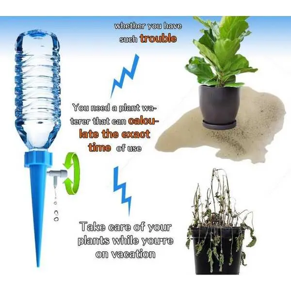 Automatic Irrigation Watering Spike for Plants Flower Indoor Household Auto Drip Irrigation Watering System Waterer 4.8 - Image 2