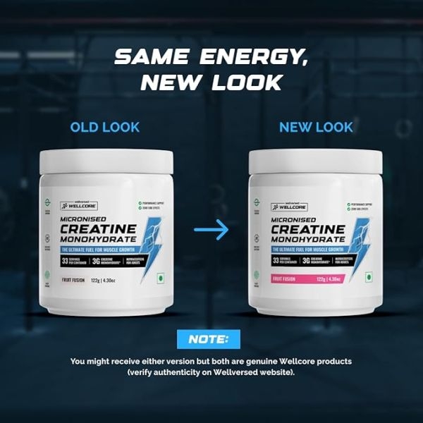 Wellcore - Pure Micronised Creatine Monohydrate (Fruit Fusion, 33 Servings) - Image 4