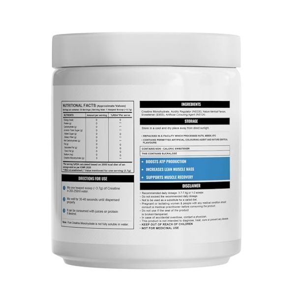 Wellcore - Pure Micronised Creatine Monohydrate (Fruit Fusion, 33 Servings) - Image 3