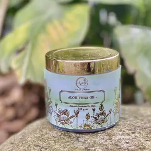 Avani 100% Natural Aloe Vera Gel, Ideal for Acne, Pimples, Scars, Dandruff 100 grams, Free of Artificial Fragrance and Color