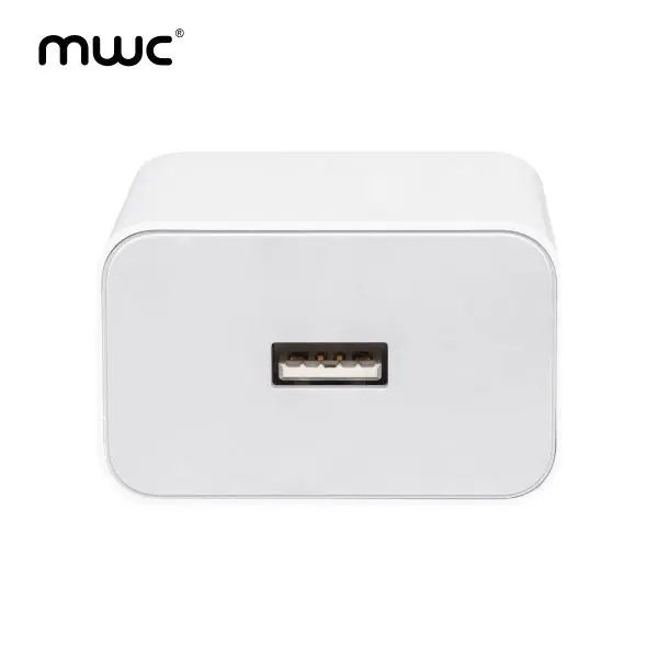 MWC USB-A 25W Fast Charging Travel Adapter | MUA25W | Compatible with All Brands | USB-A Port - White - Image 2