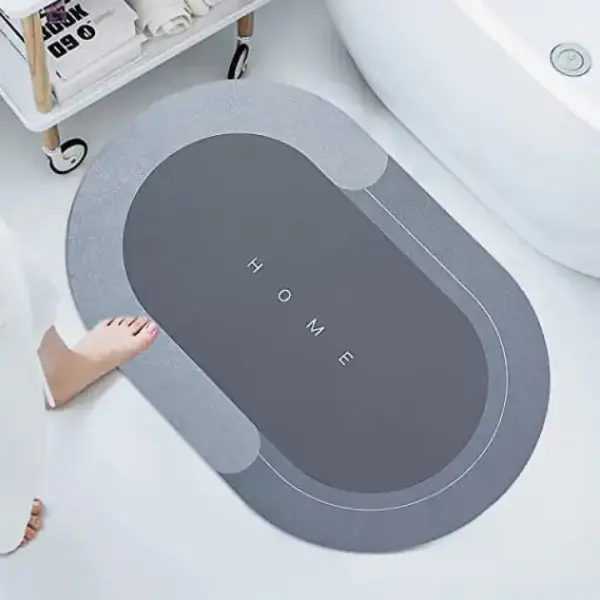 High-Quality Absorbent Quick-Dry Bathroom Mat with Anti-Slip Design - Image 3