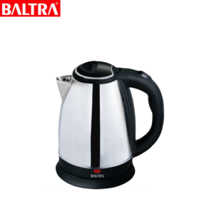BALTRA Electric Kettle | Tez | 1.8 L | 360° cordless kettle | Concealed heating element | High grade SS body | Cool touch handle with finger protector | Boil dry protection | Auto cut off function | 1100 W | 12 Months warranty