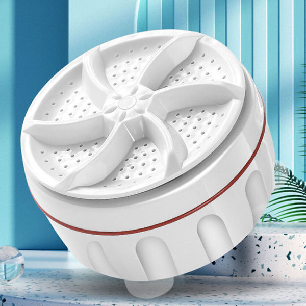 Mini Portable Ultrasonic Turbine Washing Machine Turner USB Powered - Image 3