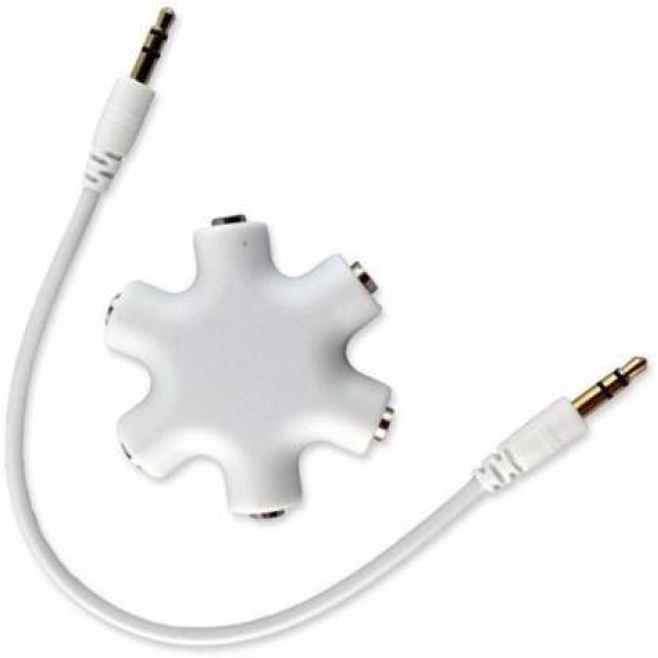 3.5mm Headphone Jack Splitter 3.5 Audio 5 Way 6 Port Female Connector Adapter Audio Earbuds Earphones Plug with 3.5mm Stereo Cable - Image 7