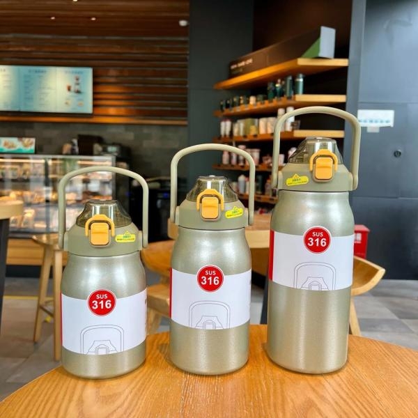 Large Capacity Thermo Bottle 800ML Stainless Steel Thermos Water Bottle Tumbler Portable Thermoses Mug Outdoor Cup Thermal Cup (Color may vary) - Image 5