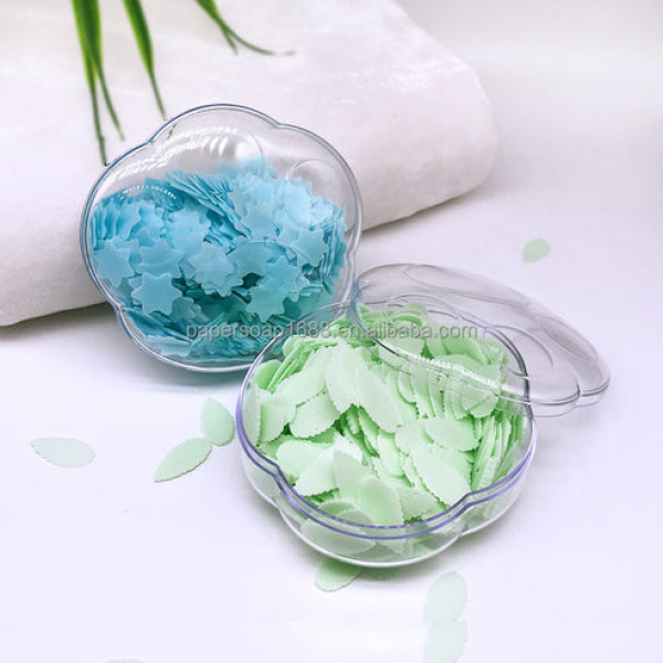 Mini Soap Paper Soap Portable Travel Wash Soap Hand Cleaning Packet Soap - Image 2