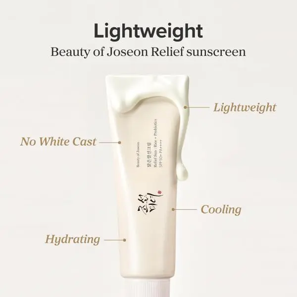 BOJ Relief Sun Rice + Probiotics SPF 50 + (50 ml) by Genuine Collection - Image 4